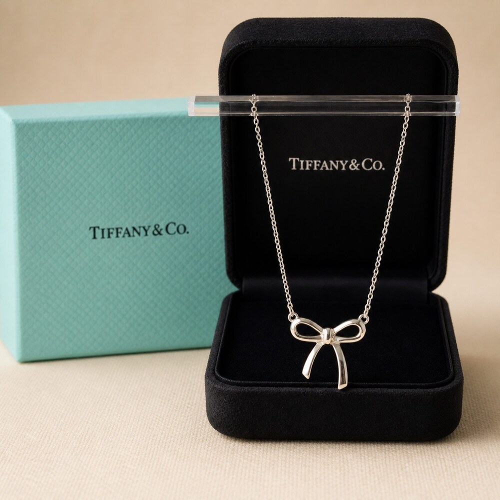 TIFFANY&CO Timeless Necklace Style 2 | New with Box - Picture 5 of 9